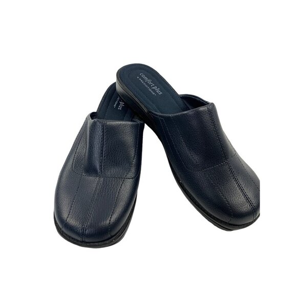 Comfort Plus by Predictions Women's Navy Blue Slides - Picture 1 of 7